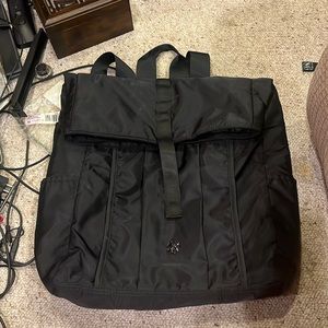 black Gaiam hold everything backpack.